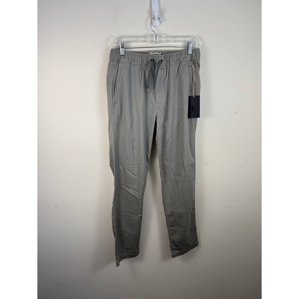 Linksoul Weekend Pants Mens Medium Smoked Sage LS6204 Elastic Waist Chino NEW